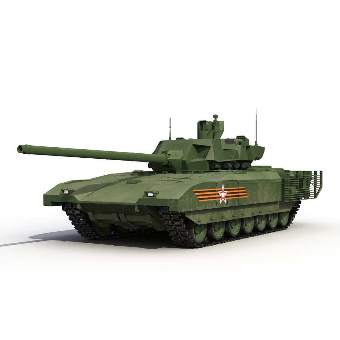 3d russian main battle tank model