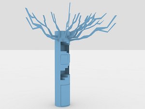 tree book shelf 3d x