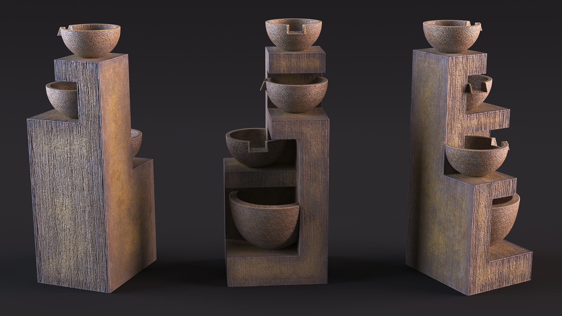 3D Stone Bowl Garden Fountain Empty model https://p.turbosquid.com/ts-thumb/DJ/fvH1CT/ij/stonebowlgardenfountainemptyvray3dmodel007/jpg/1680933896/1920x1080/fit_q87/831b175911b940fa90e7e1a708598fc8cf57b26e/stonebowlgardenfountainemptyvray3dmodel007.jpg
