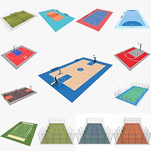 Sport courts and fields bundle