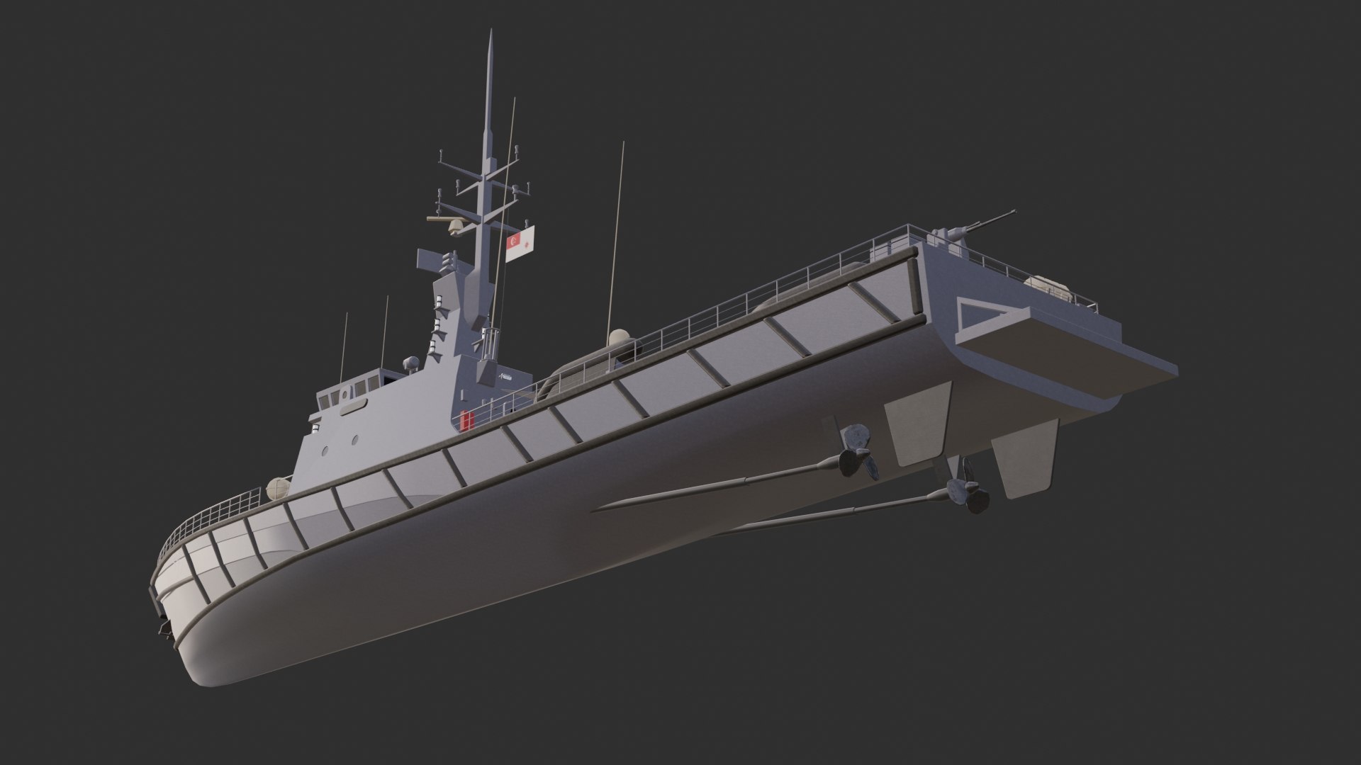 Sentinel-class Maritime Security And Response Vessels 3D Model ...
