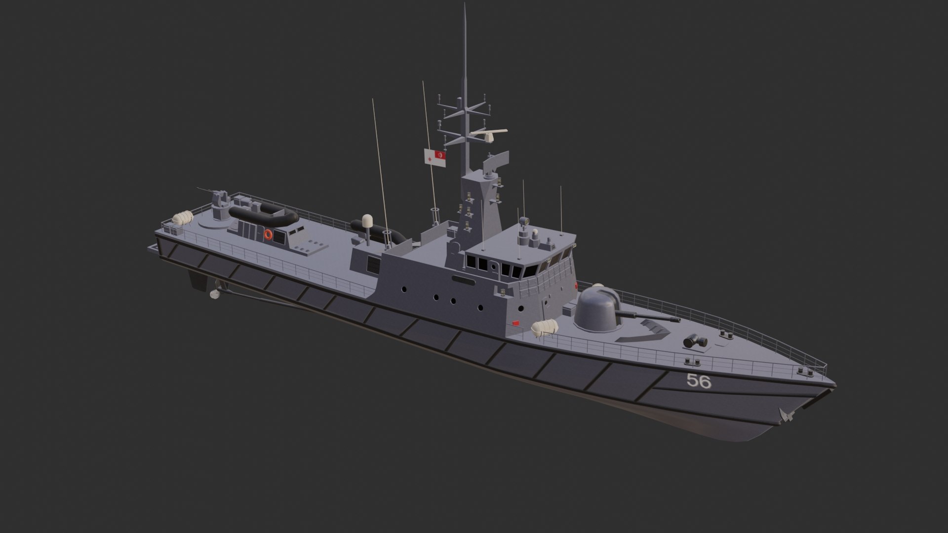 Sentinel-class Maritime Security And Response Vessels 3D Model ...