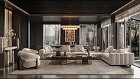 MORDEN LIVING ROOM AND DINNER