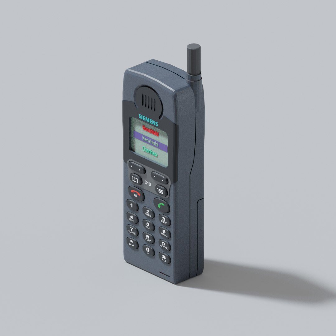 Siemens S10 Mobile Phone 3D - TurboSquid 1553887