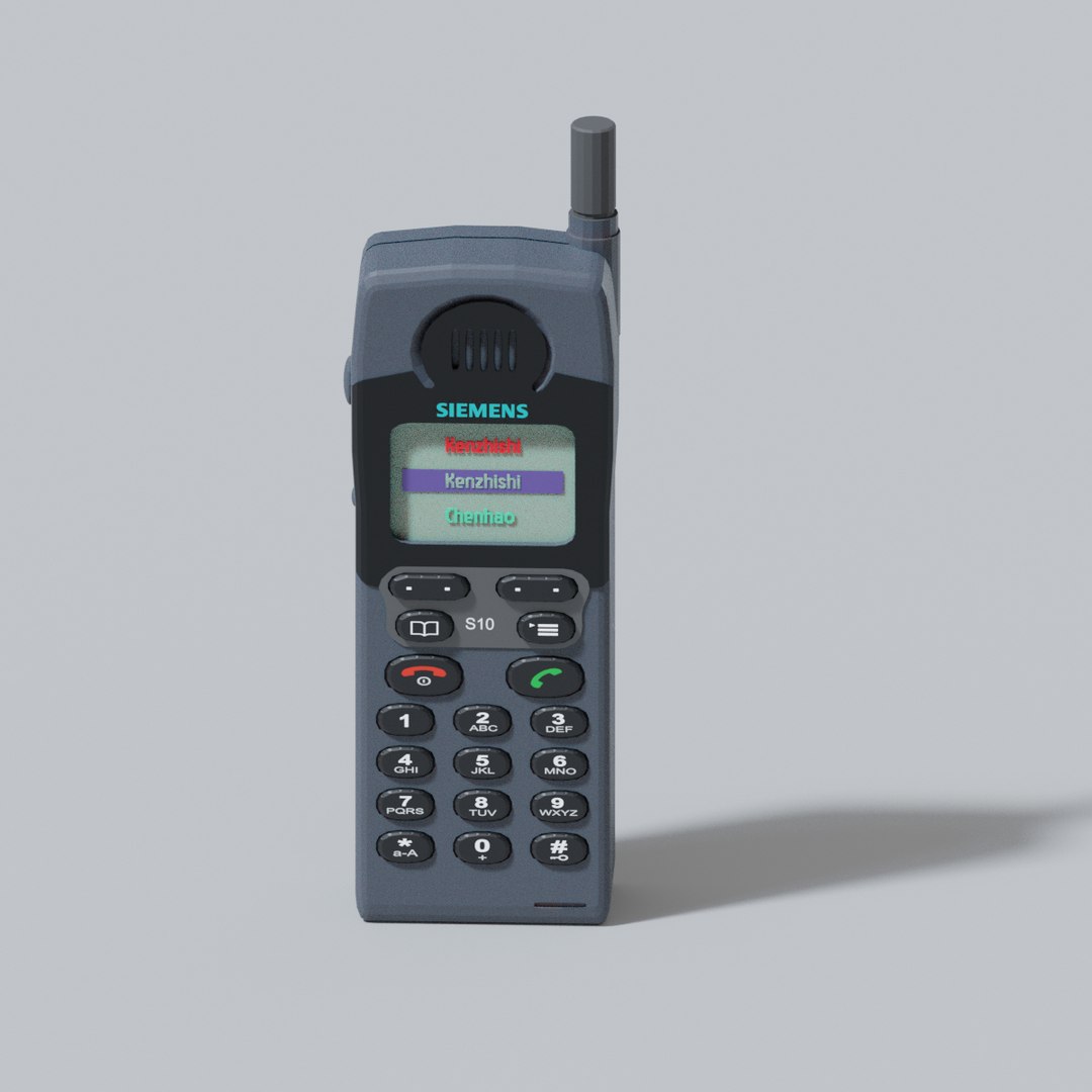 Siemens S10 Mobile Phone 3D - TurboSquid 1553887