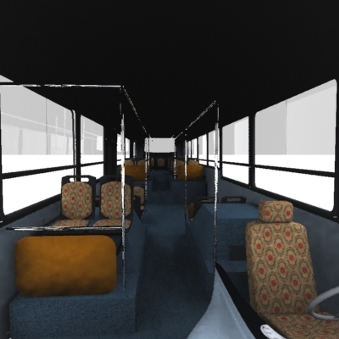 3d urban request bus model