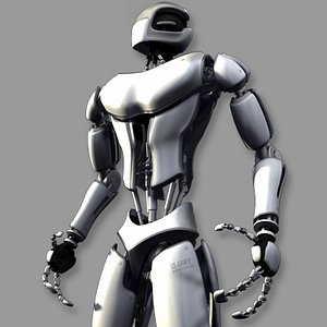 3d model advanced robot character basic