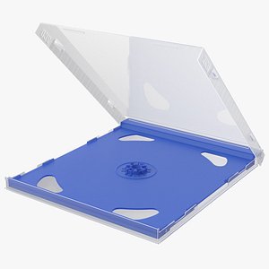 Double Clear CD Jewel Case with Flipping Tray