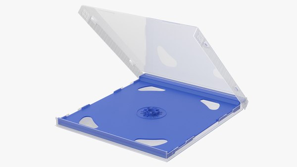 modèle 3D de Boîtier à CD double transparent avec plateau rabattable -  TurboSquid 1808319