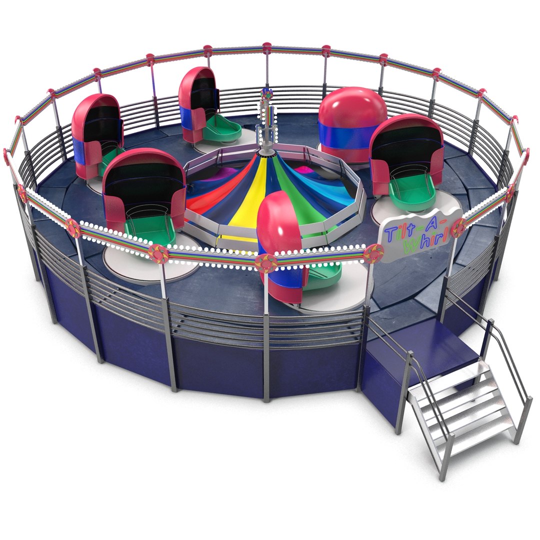 3d Tilt Whirl Model