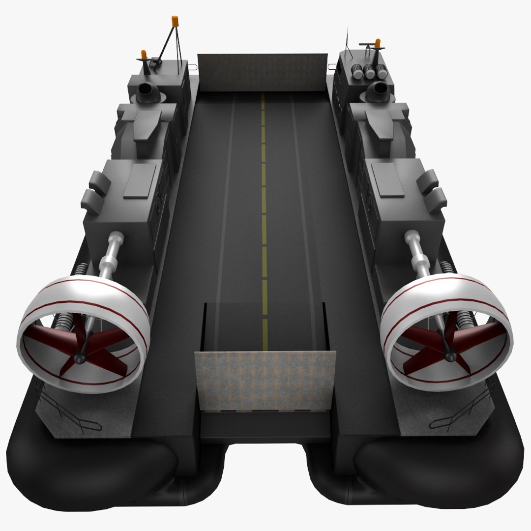 Lcac Hovercraft 3d Max