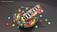 M and Ms Candies in Bowl with Package