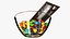 M and Ms Candies in Bowl with Package