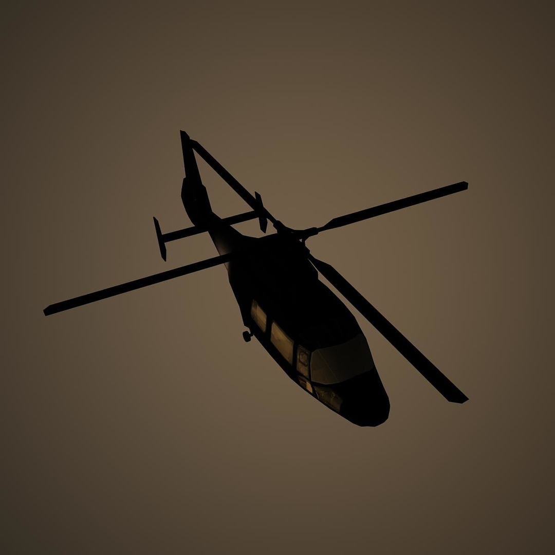 Aerospatiale Basic Helicopter 3d Model