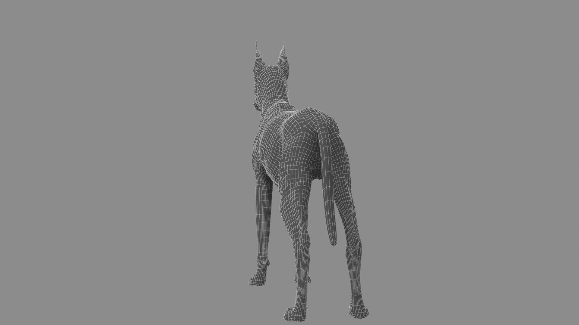 Great Dane Dog Model - TurboSquid 1676916