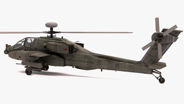 modelo 3d Helicóptero Apache - TurboSquid 2092686