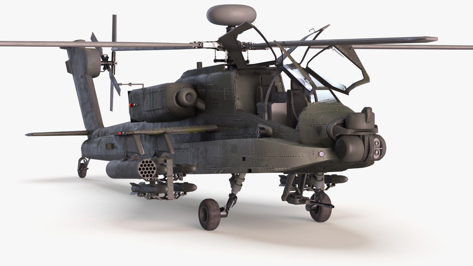 Apache Helicopter 3D model - TurboSquid 2092686