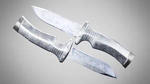 3D Knife 7 Lavender Mist FT model