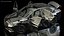 luxury sedan generic rigged 3D model