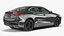 luxury sedan generic rigged 3D model