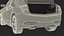 luxury sedan generic rigged 3D model