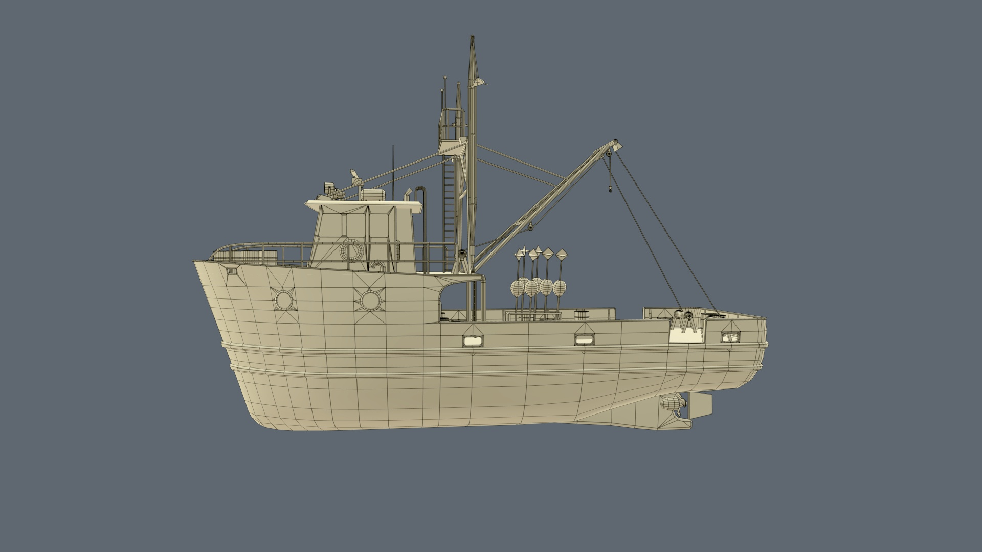 Fishing Boat 3D Model - TurboSquid 1422233