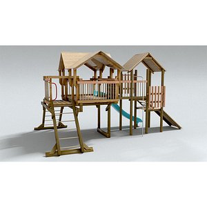 3D laos Kids Playground model