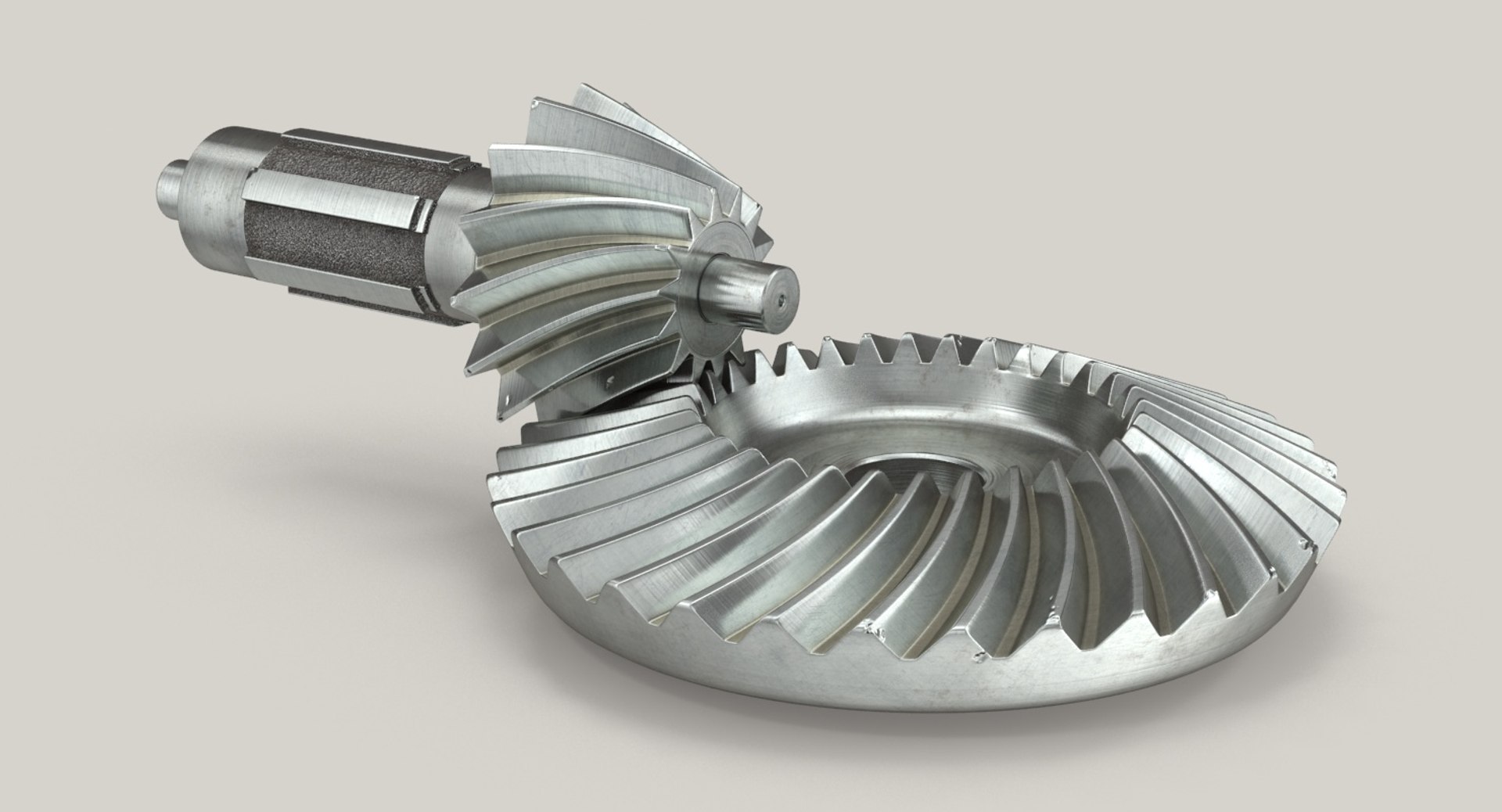 spiral bevel gear 3d model
