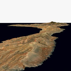 Sao Nicolau Island Barlavento Archipelago Republic of Cabo Verde model