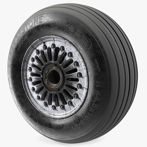 Boeing 737 Aircraft Wheel Dirty