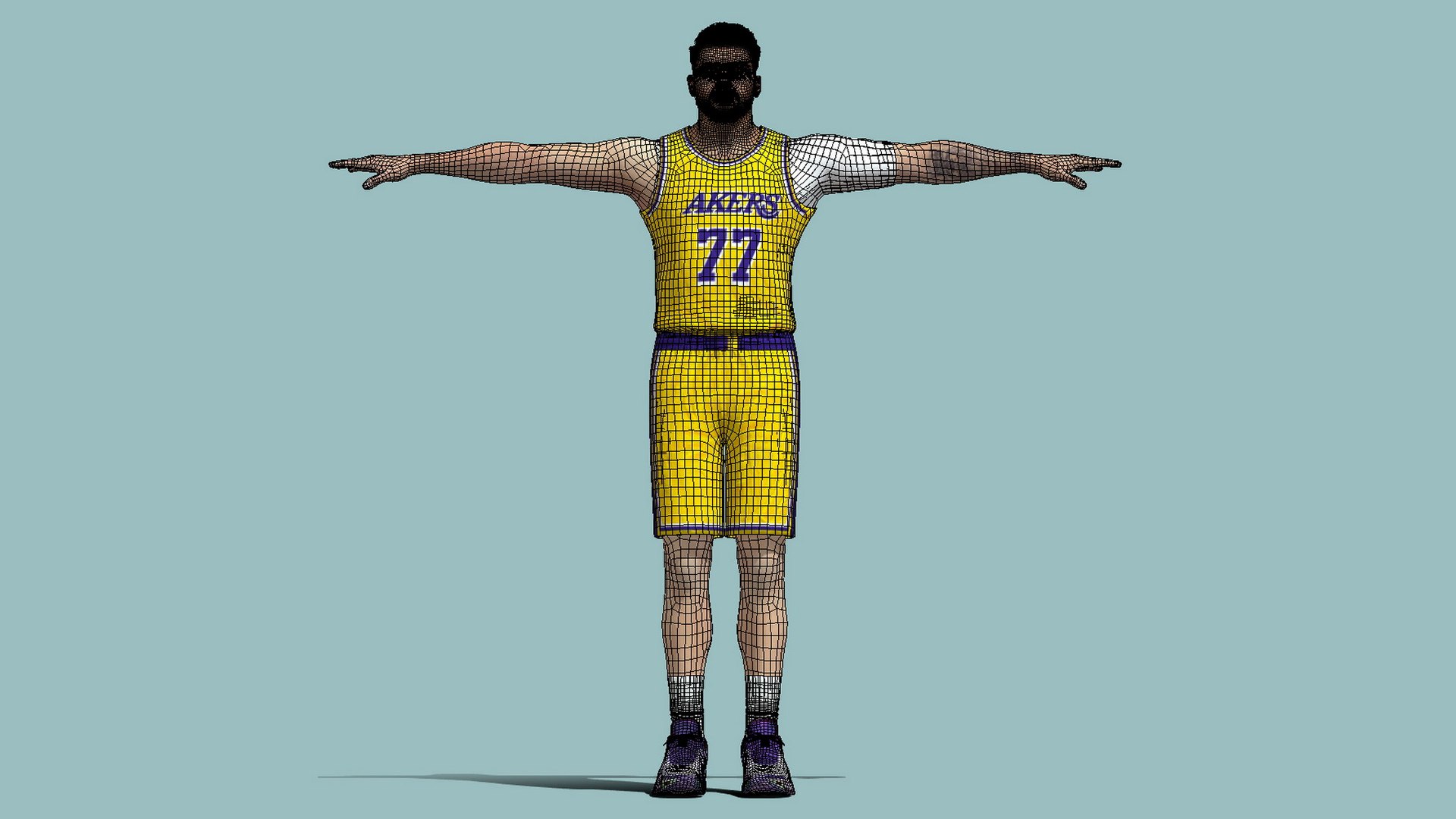 T-P Rigged Basketball Player 3D Model - TurboSquid 2367700