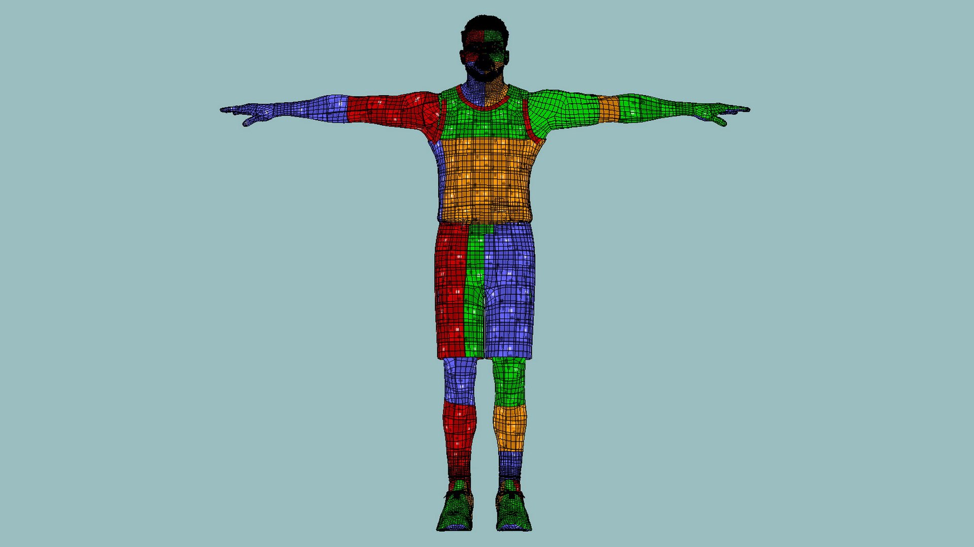T-P Rigged Basketball Player 3D Model - TurboSquid 2367700
