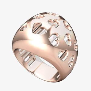 3D fashion ring