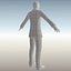 Empresário masculino preto Rigged Animated