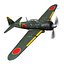 mitsubishi a6m2 zero - 3d model