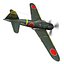 mitsubishi a6m2 zero - 3d model
