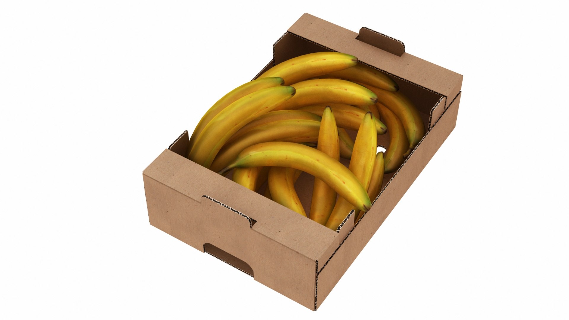Fruit Cardboard Box Withs Model TurboSquid 1542563