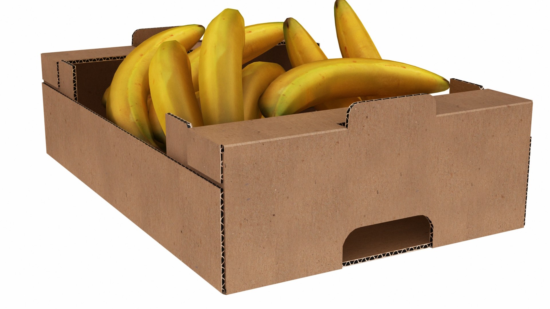 Fruit Cardboard Box Withs Model TurboSquid 1542563