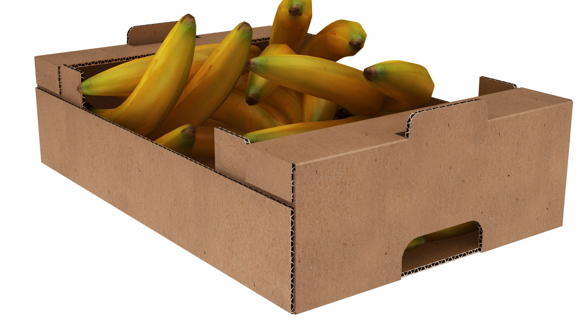 Fruit Cardboard Box Withs Model TurboSquid 1542563