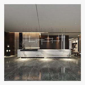 reception desk model