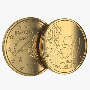 Spain Euro Coin 50 Cent