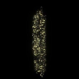 3D skyscrapers sci fi