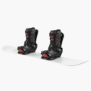 Snowboard with Nitro Staxx Bindings and Boots