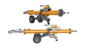 Aircraft Towbar 3D model