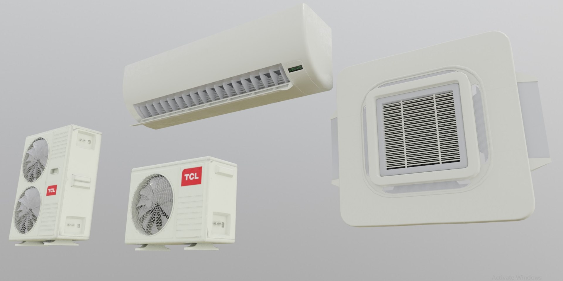 air conditioner 3D model https://p.turbosquid.com/ts-thumb/DK/kTq4KV/GcYE2Jyn/airconditioner2/jpg/1558554714/1920x1080/fit_q87/6a0425bb2d576566523019a3d366b049fc6da100/airconditioner2.jpg