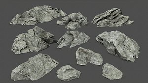 rock 3D model