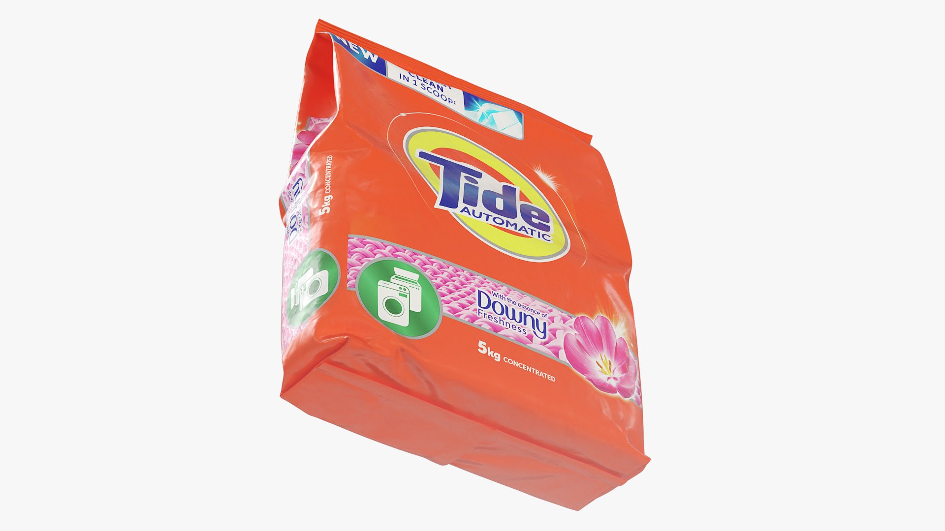 Tide Washing Powder Packaging 5kg 3D Model - TurboSquid 2409892