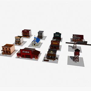 Low Poly Wild West