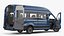 3D model transit van 2020 rigged