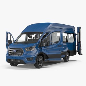 Ford Transit Van 2020 Rigged